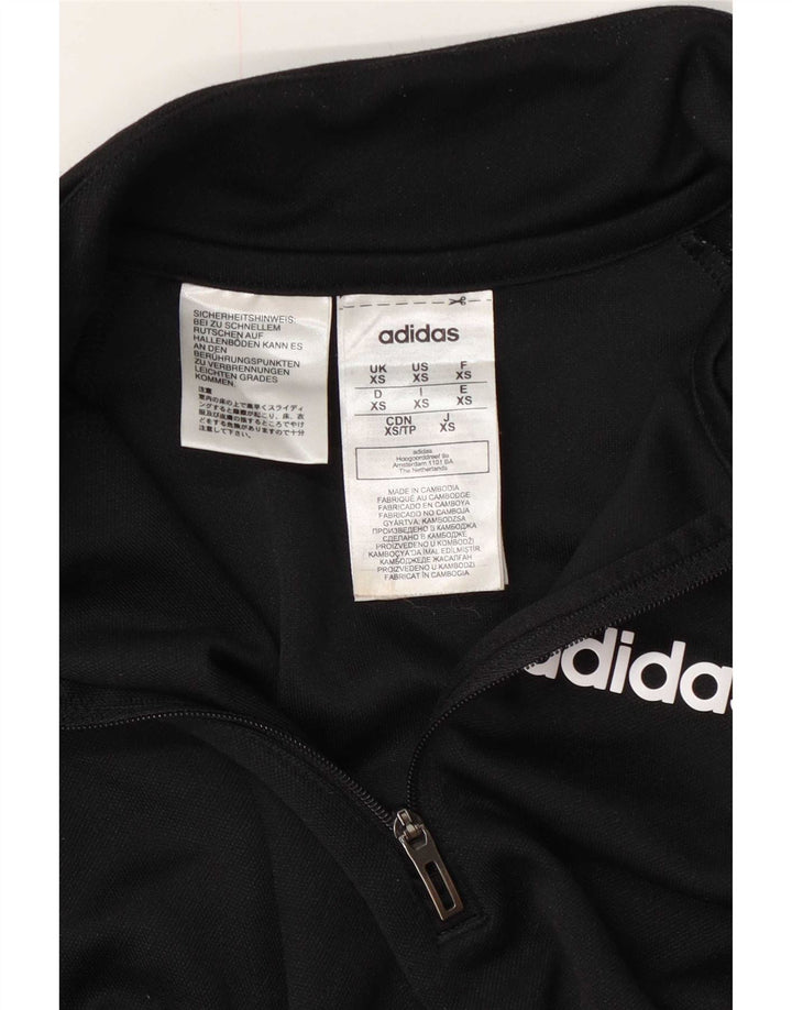 Adidas Herren Aeroready Zip Neck Pullover Trainingsanzug Top XS Schwarz Polyester