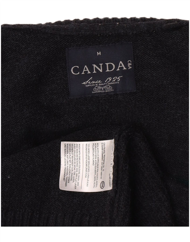 Canda Rollkragenpullover für Herren, mittleres Marineblau, Fair-Isle-Acryl
