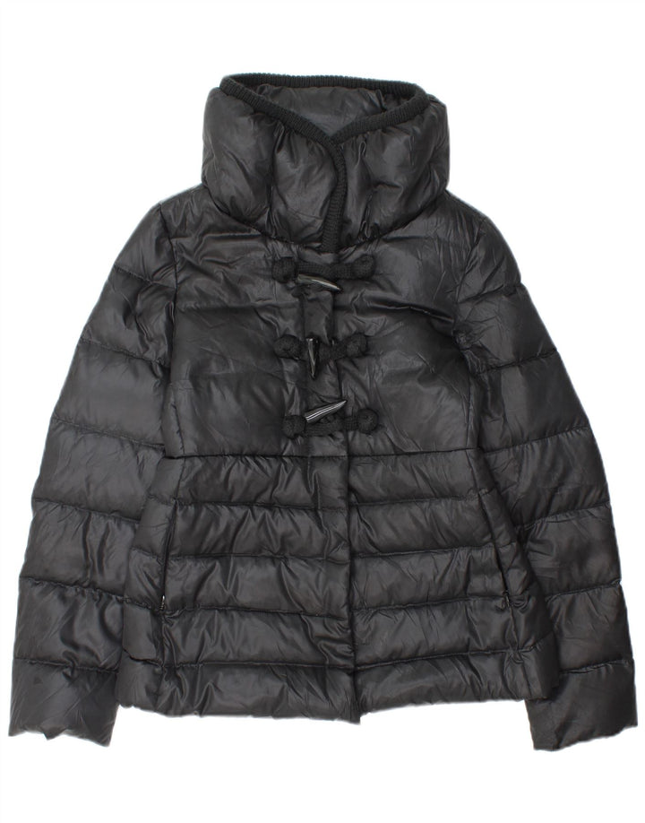 Sisley Damen Wattierte Jacke IT 38 XS Marineblau Polyester
