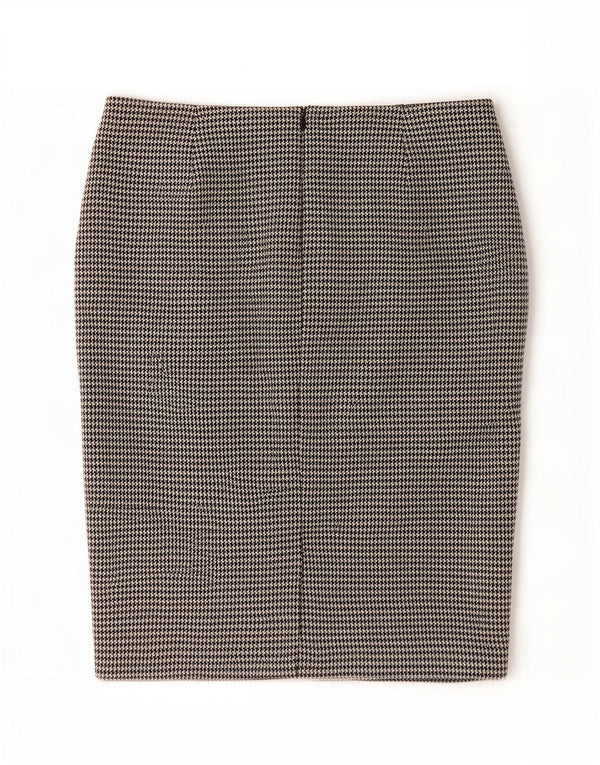 Marks & Spencer Damen Bleistiftrock UK 16 Large W34 Schwarzer Hahnentritt