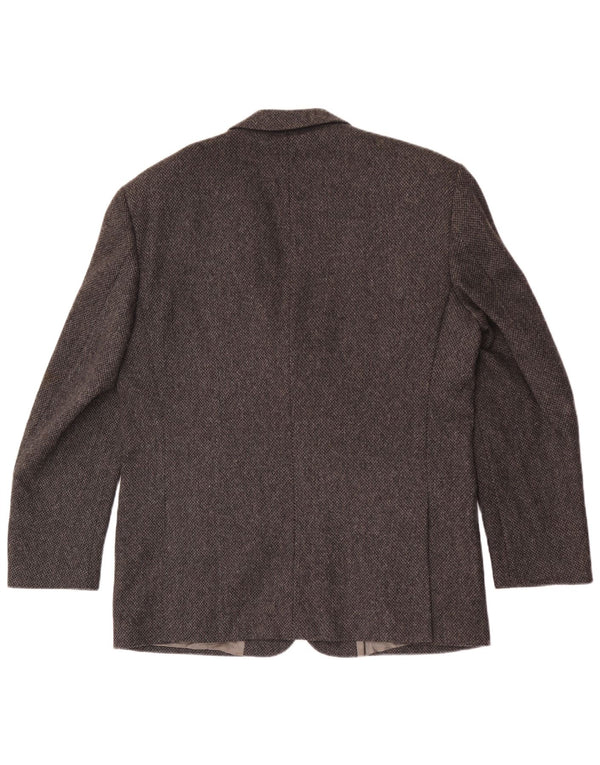 Stefanel Herren-Blazer mit 3 Knöpfen, IT 52 XL, graue Wolle