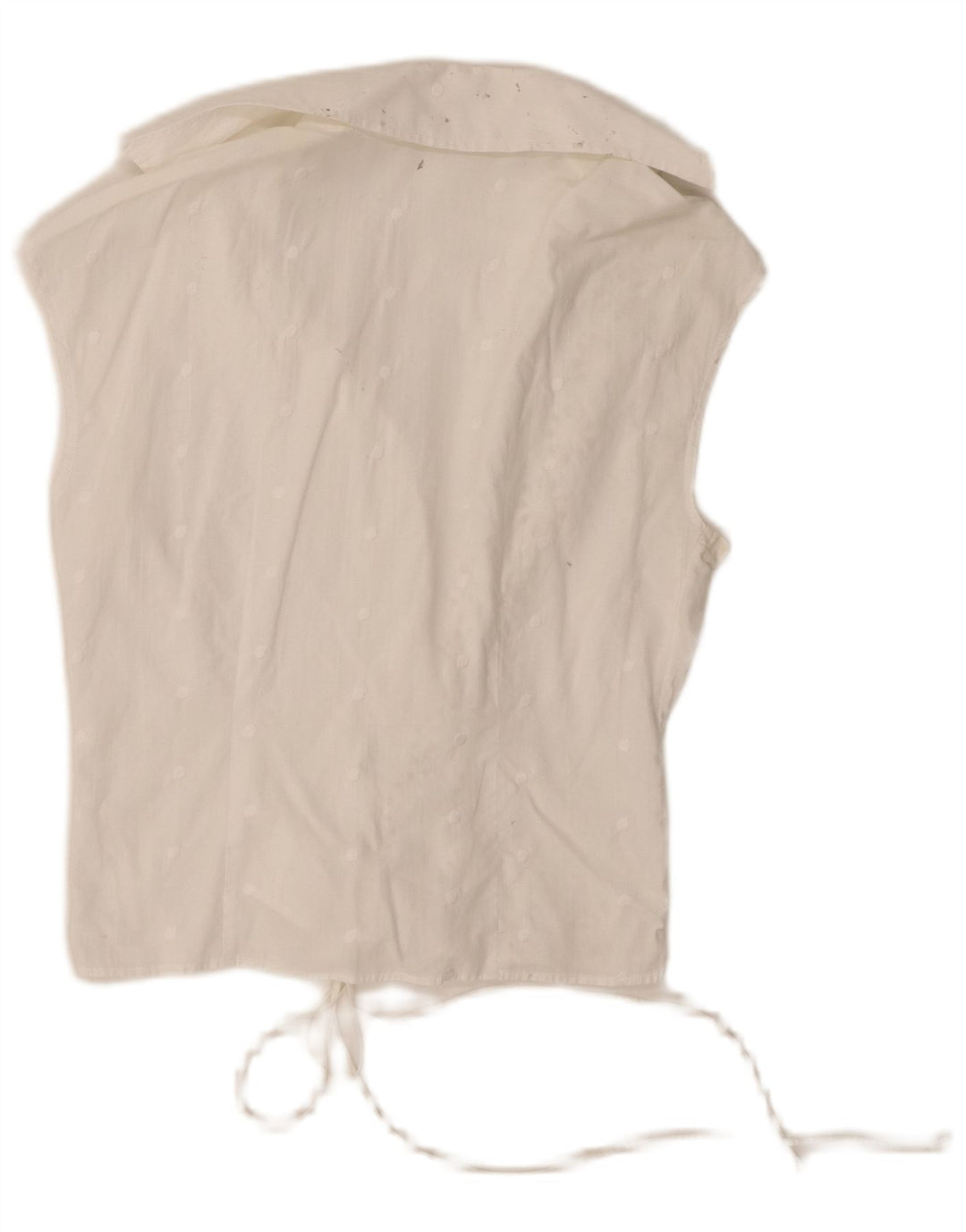 Naracamicie Ärmellose Wickelbluse für Damen, UK 12, Mittelweiß