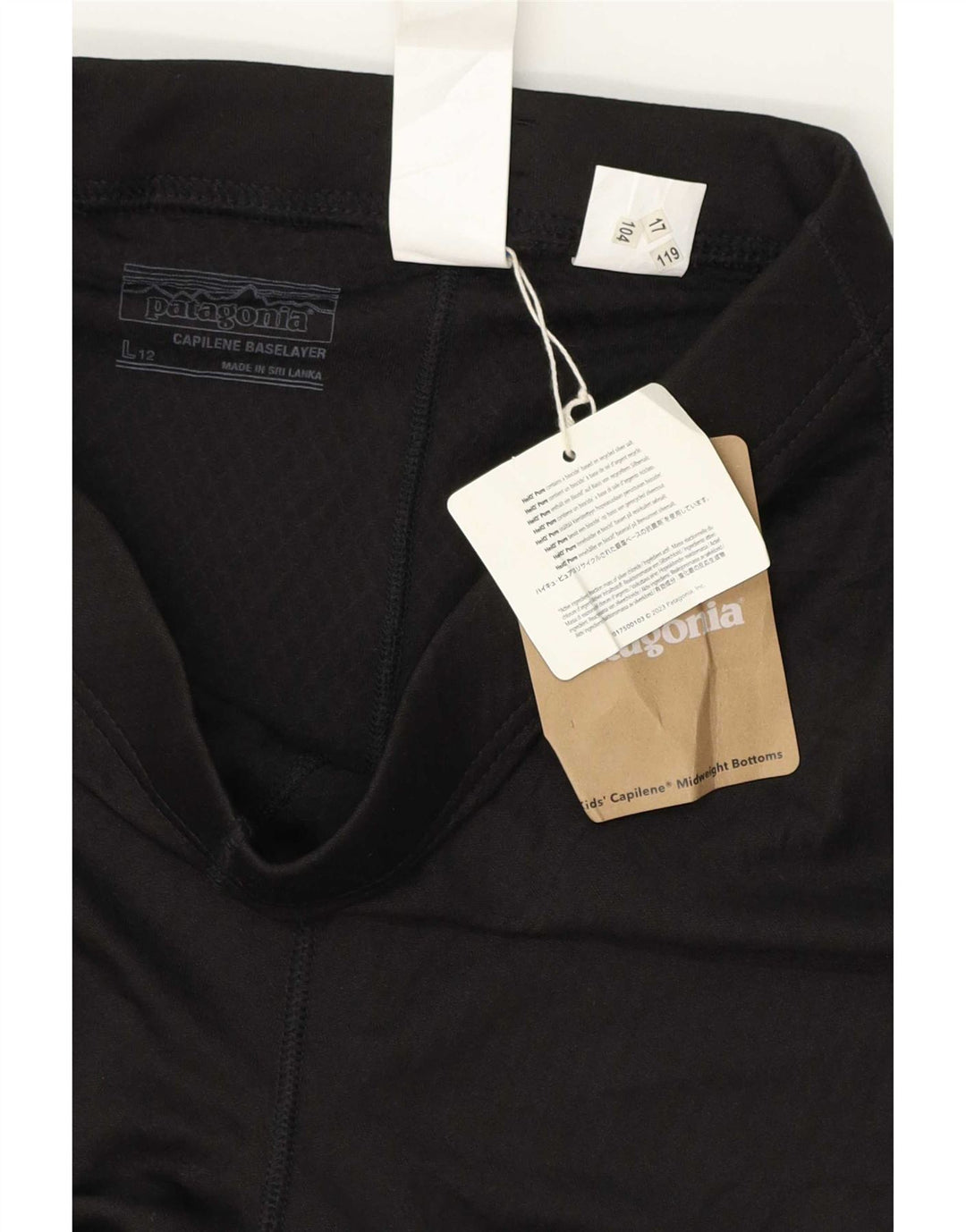Patagonia Damen Leggings US 12 Large Schwarz Polyester