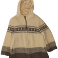 Alafoss Icewool Damen-Cardigan-Pullover UK 16 Large Off White Colourblock