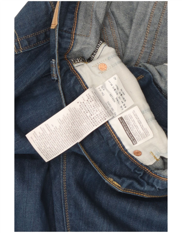 Levi's Herren Straight Jeans W33 L28 Blaue Baumwolle