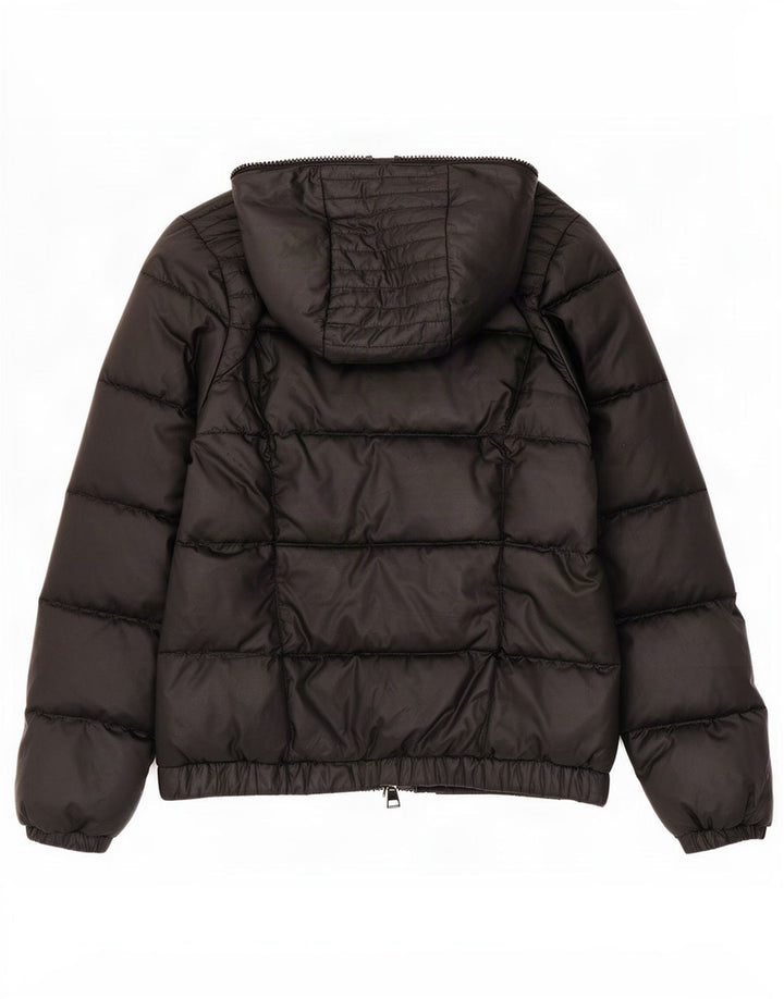 Adidas Damen Kapuzenjacke, gepolstert, UK 12/14, mittelschwarz, Polyester