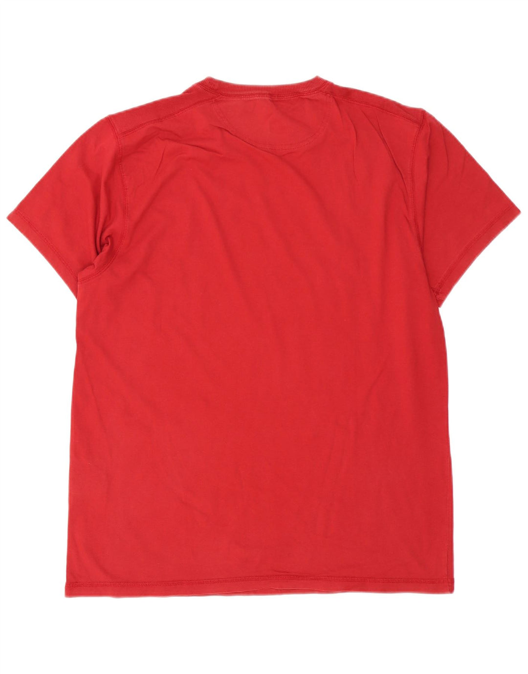 Champion Herren T-Shirt Top Large Rot Baumwolle