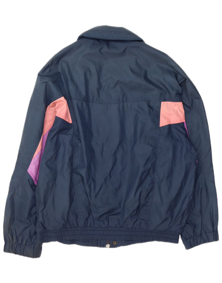 Brugi Herren Bomberjacke UK 38 Medium Marineblau Colourblock Polyester