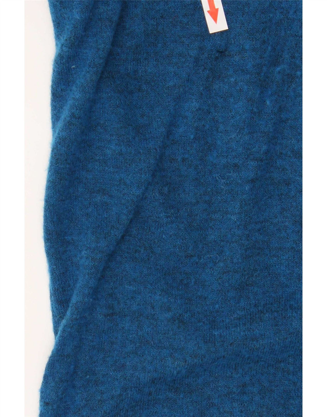 Zara Damen-Strickjacke in Übergröße, Gr. 10, klein, blau geflecktes Nylon