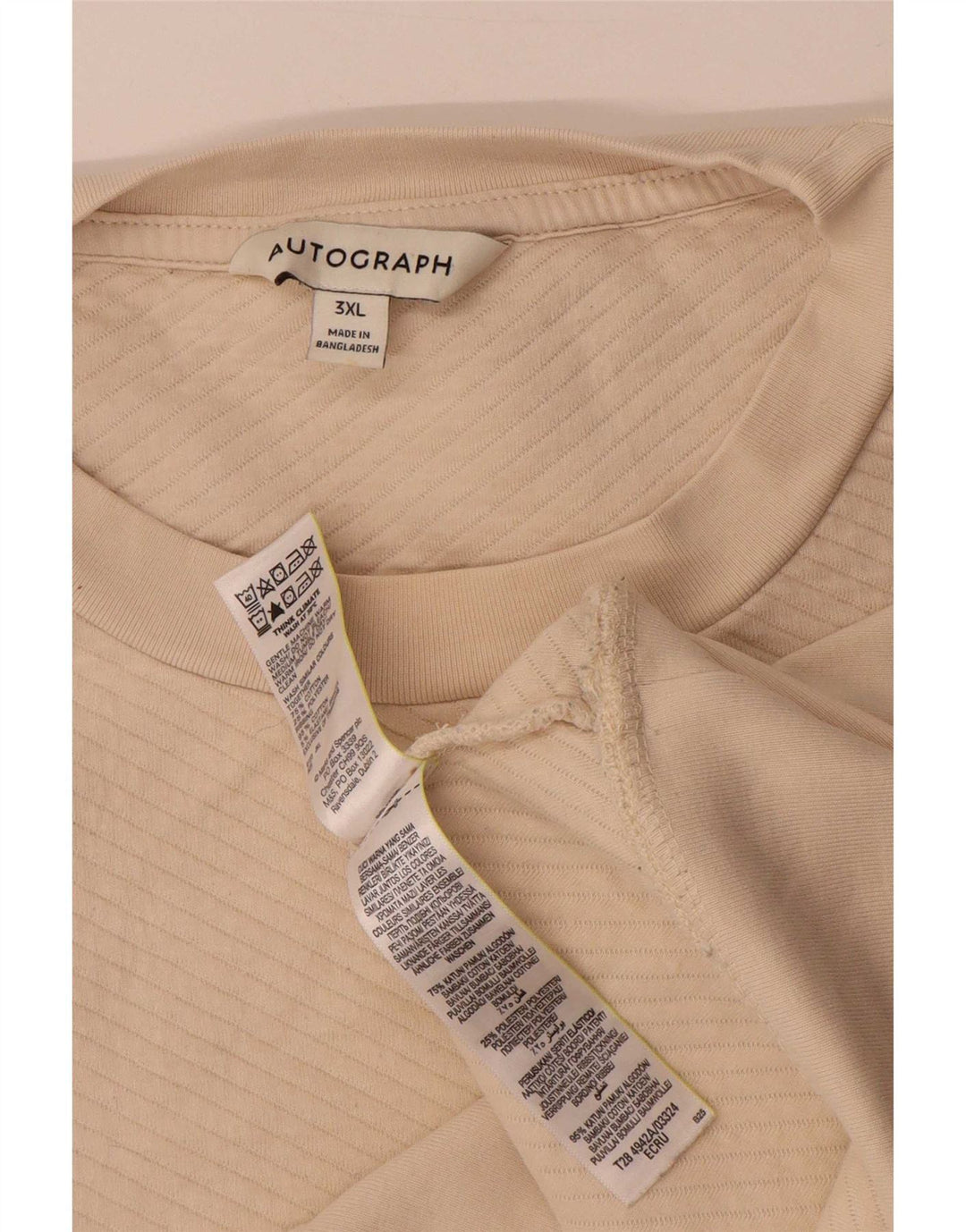 Marks & Spencer Damen Autograph Sweatshirt Pullover UK 22 3XL Beige
