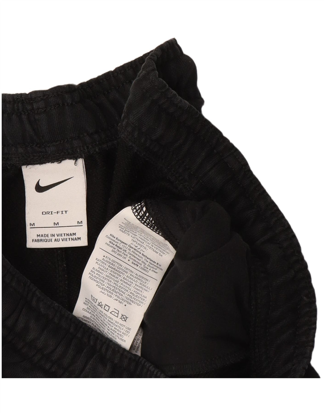 Nike Herren Dri-Fit-Trainingshose, Jogginghose, mittelschwarz, Baumwolle