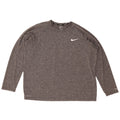 Nike Herren Dri Fit Top Langarm XL Grau meliert