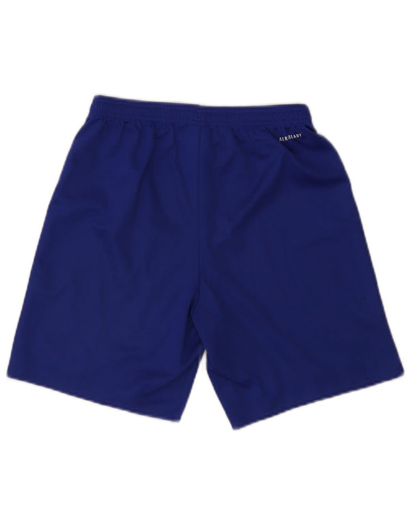 Adidas Jungen Aeroready Sportshorts 13–14 Jahre, blaues Polyester