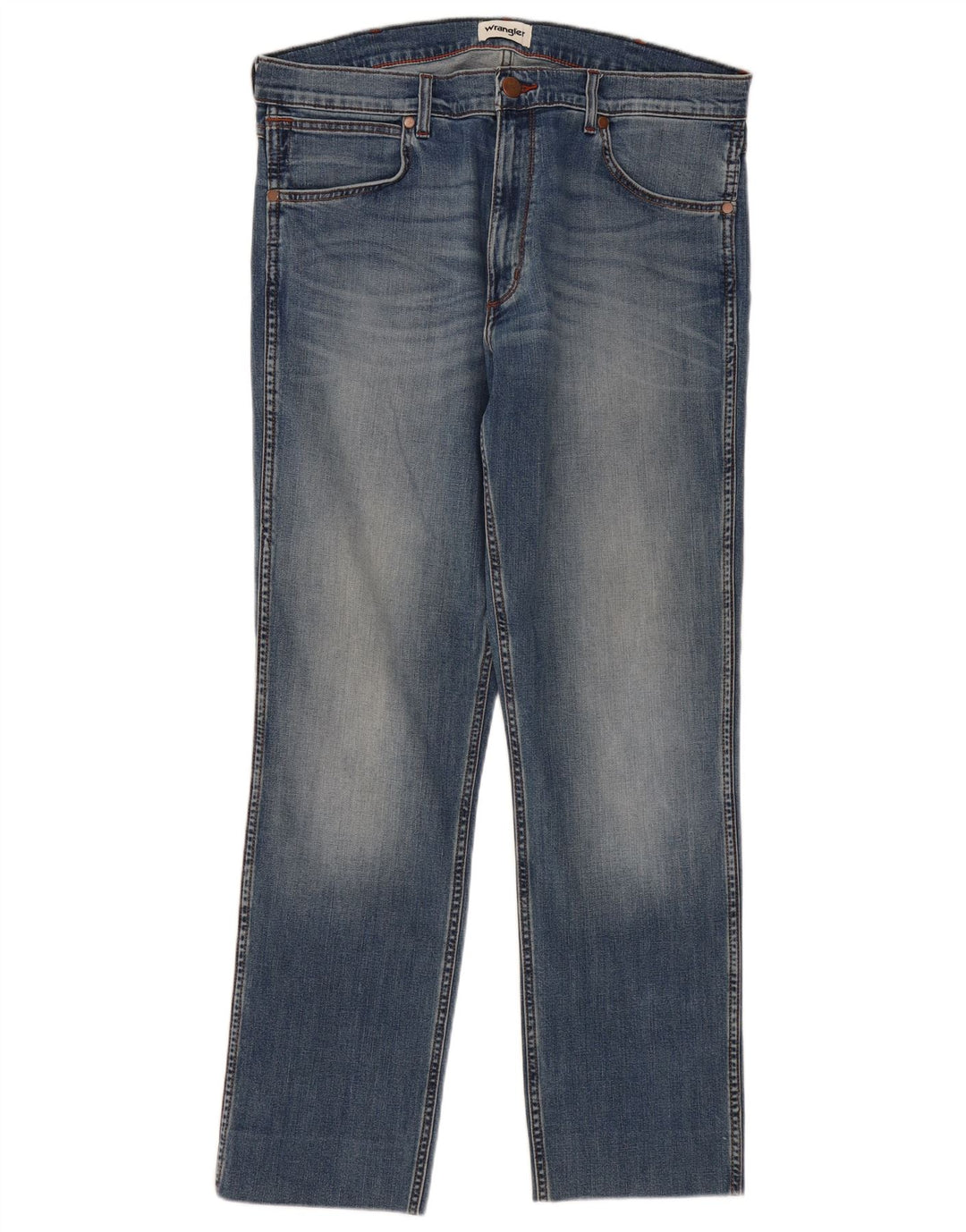 Wrangler Herren Straight Jeans W38 L32 Blau