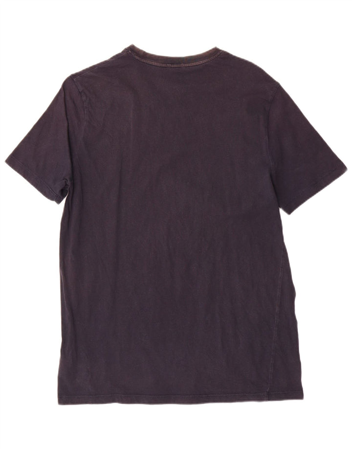 Guess Herren-T-Shirt mit normaler Grafik, groß, aus marineblauer Baumwolle