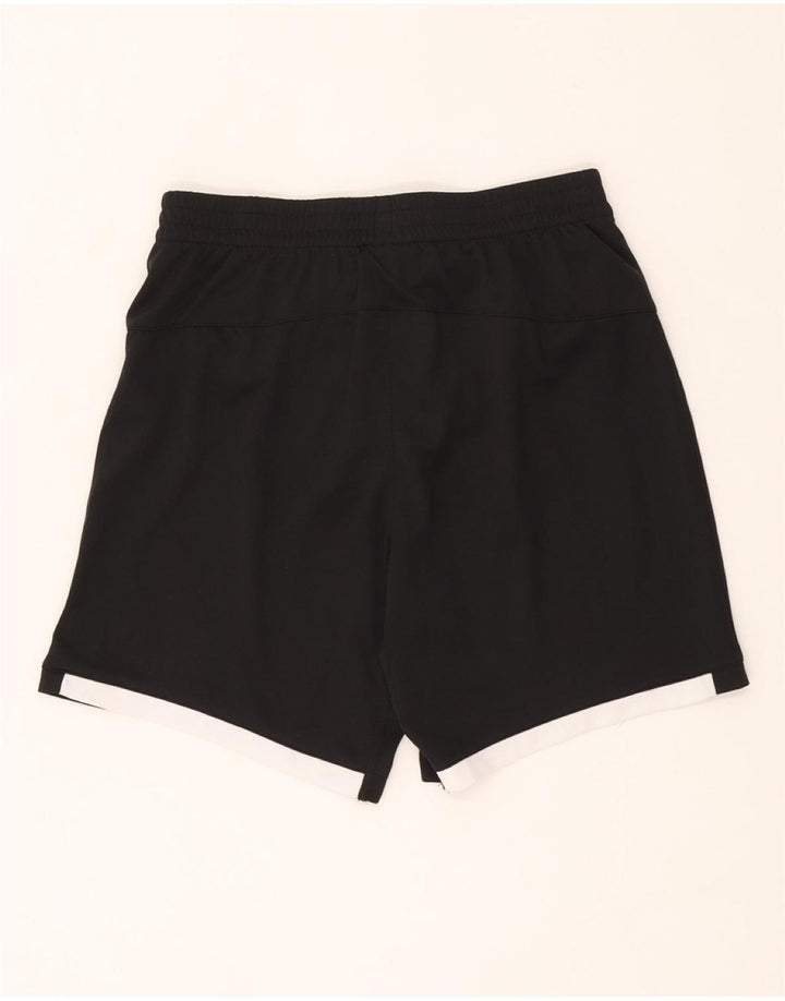 UMBRO Mens Sport Shorts Small  Black Colourblock Polyester