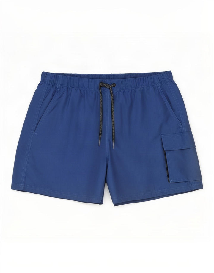 Nike Herren-Badeshorts aus mittelblauem Polyester