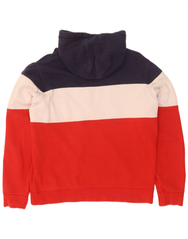 Fila Herren-Kapuzenpullover mit Grafik, mittelgroß, mehrfarbig, Colourblock-Baumwolle