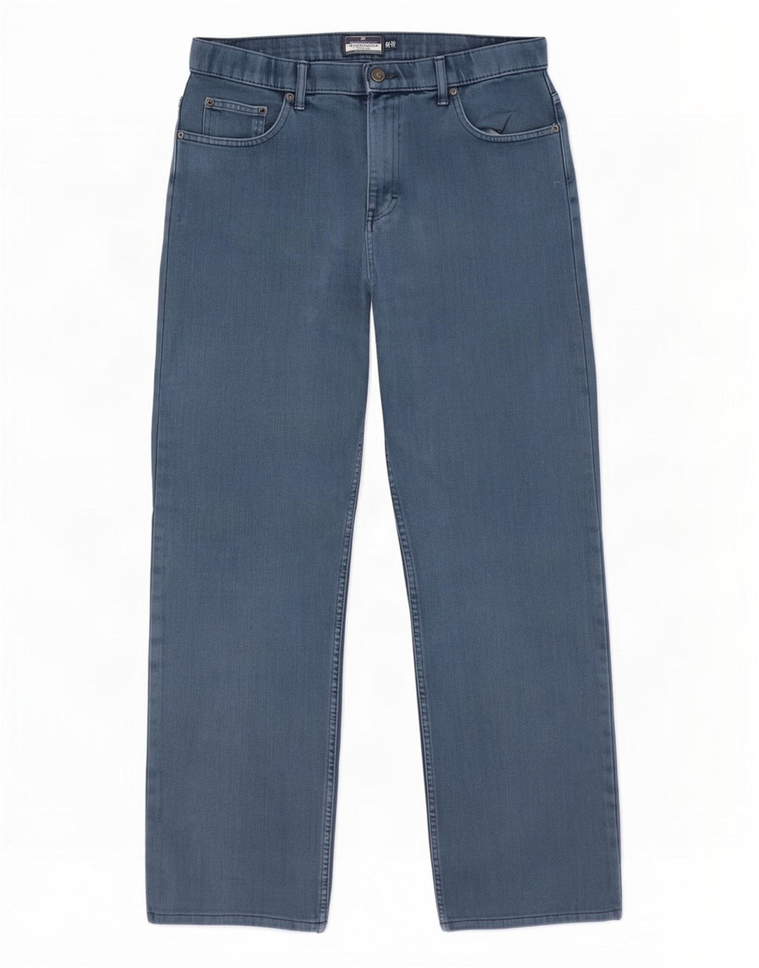 Marks & Spencer Herren Blue Harbor Straight Jeans W34 L31 Marineblaue Baumwolle