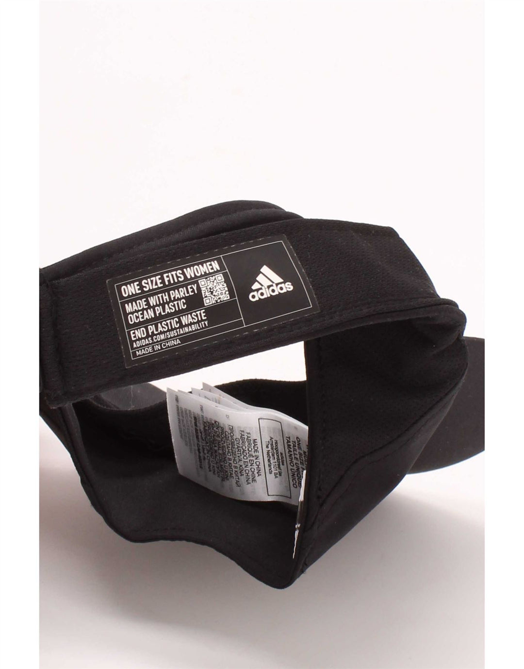Adidas Damen Aeroready Graphic Visor Cap Einheitsgröße Schwarz Polyester