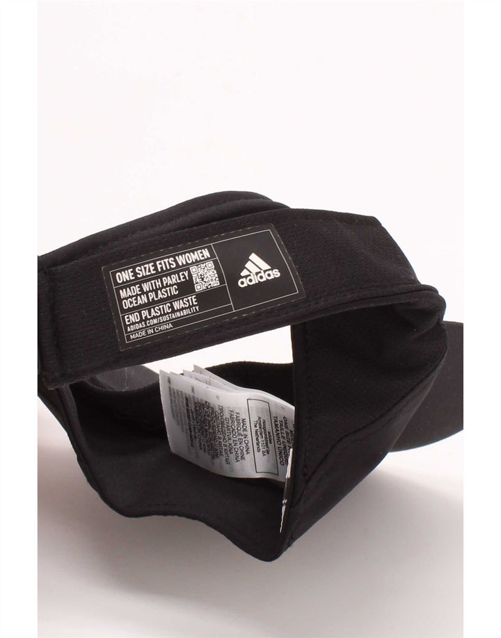 Adidas Damen Aeroready Graphic Visor Cap Einheitsgröße Schwarz Polyester