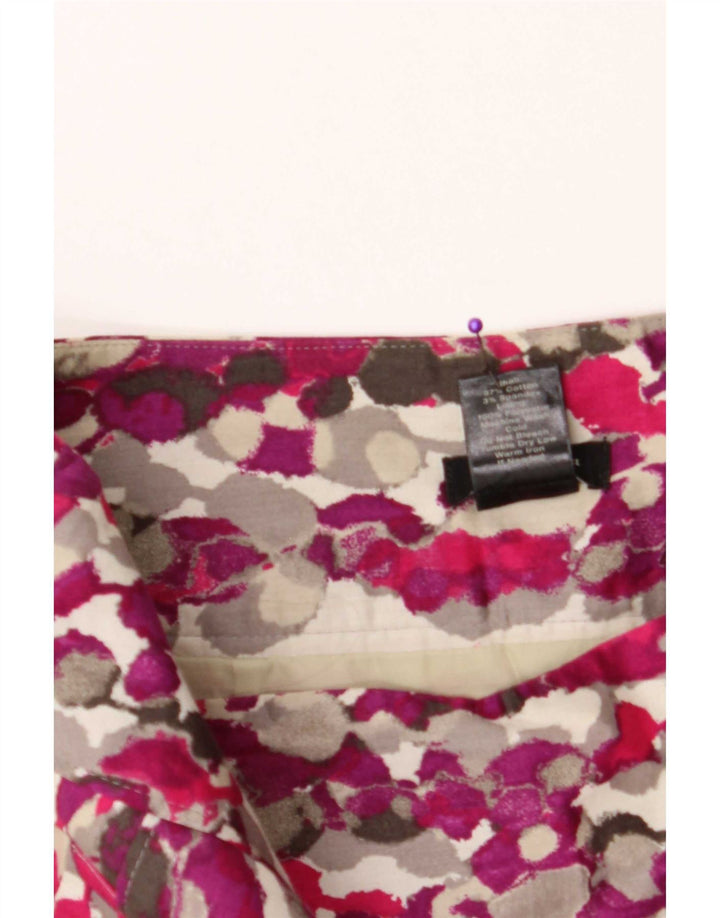 Ann Taylor Womens Abstract Pattern Minirock US 4 Small W30 Mehrfarbig