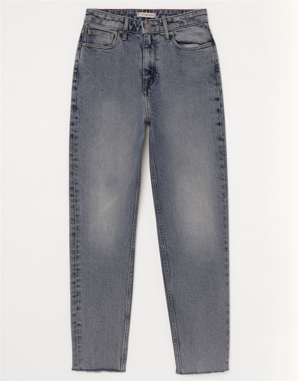 Tommy Hilfiger Damen High Waist Loose Fit Tapered Jeans W26 L28 Blau