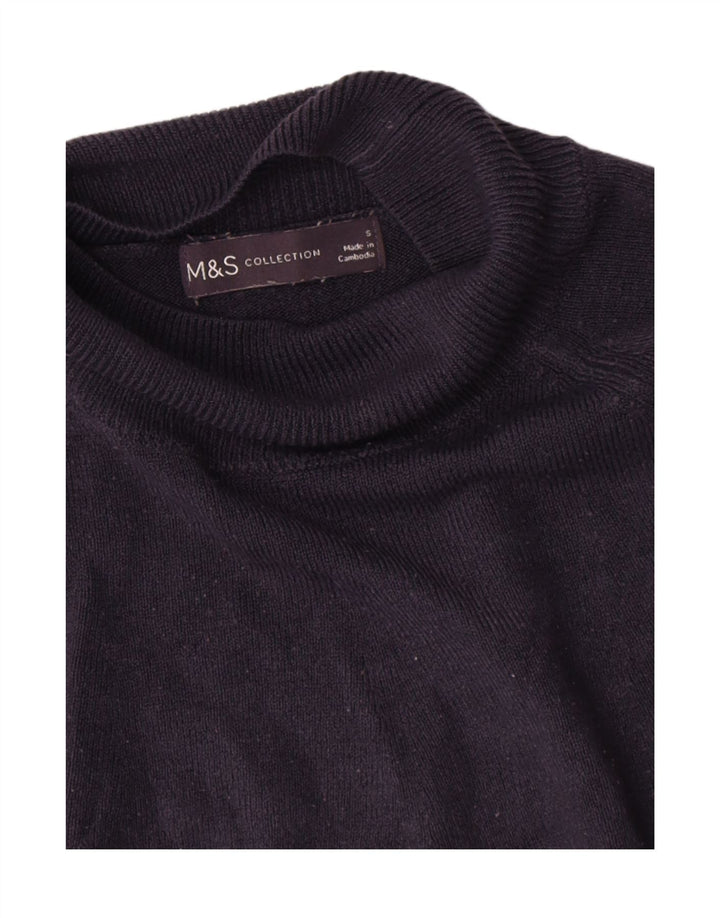 Marks & Spencer Rollkragenpullover für Damen, Gr. 10, Marineblau