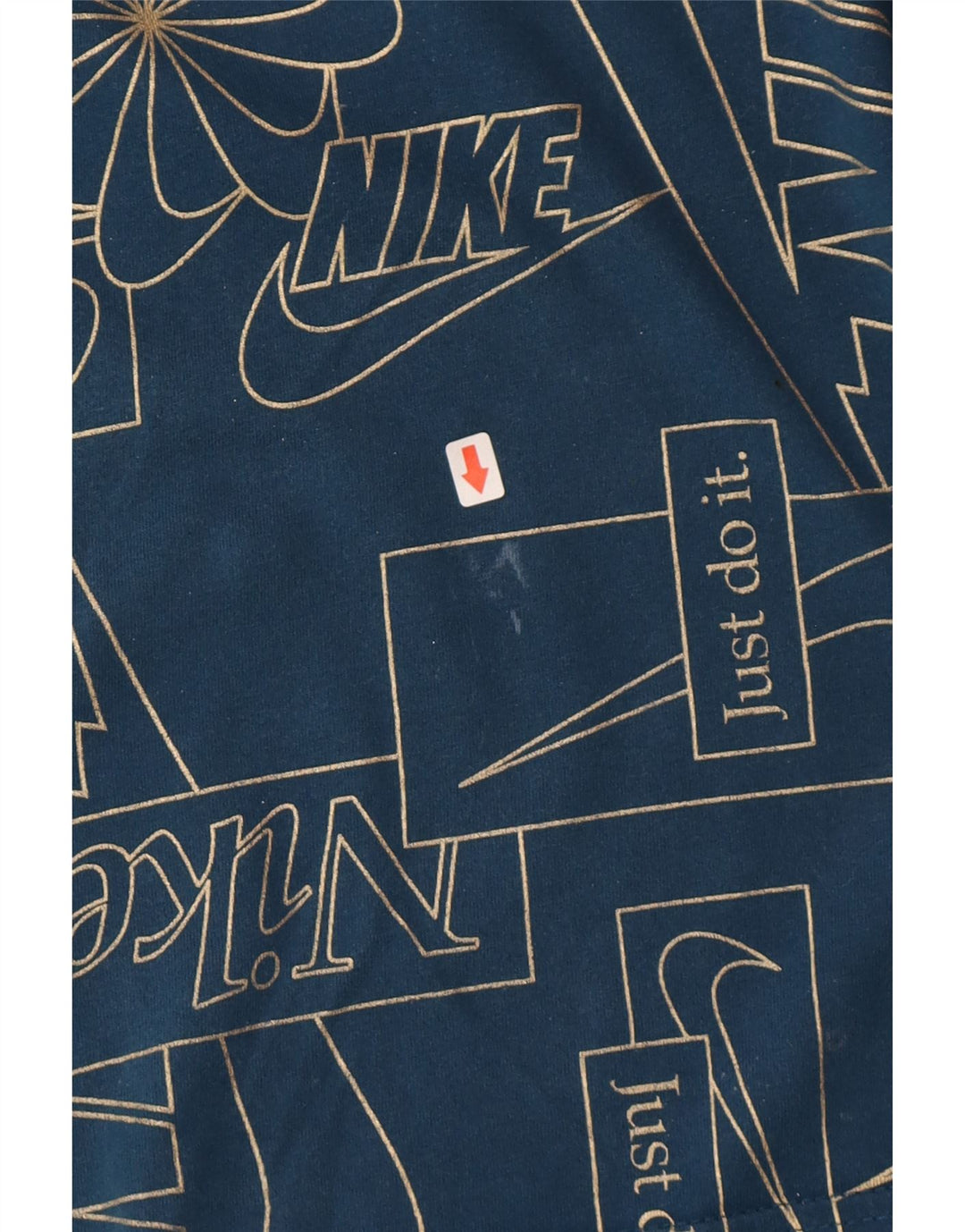 Nike Herren-T-Shirt mit Grafik, Größe S, Marineblau, Baumwolle