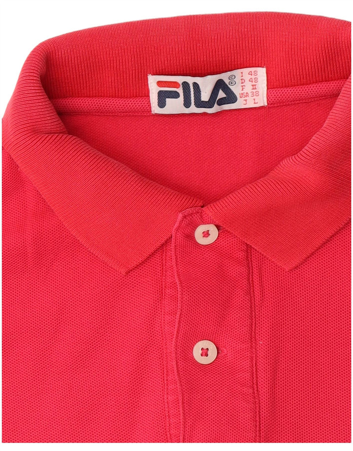 Fila Herren Poloshirt IT 48 Mittelrosa