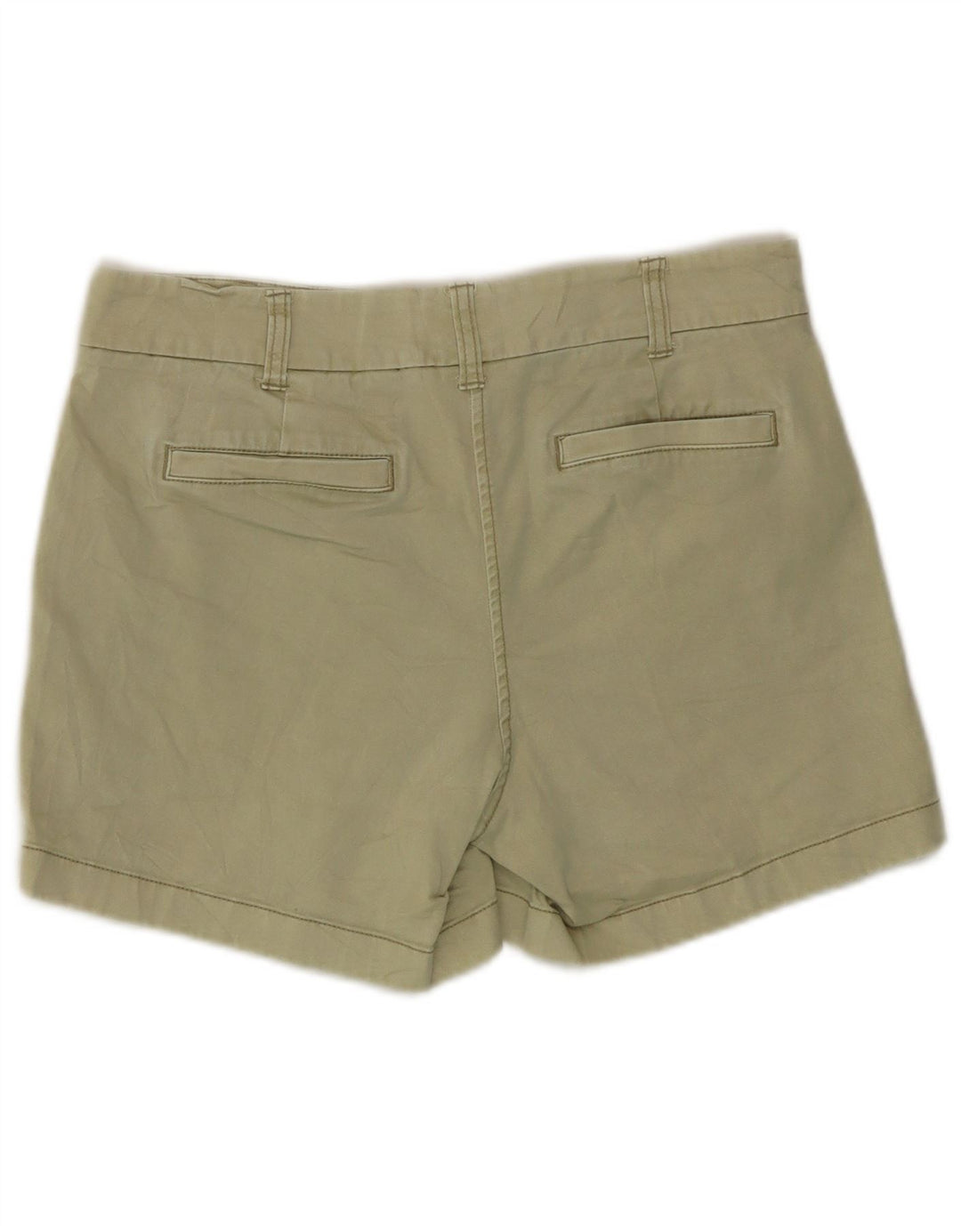 J. Crew Damen Chinoshorts US 6 Medium W30 Khaki Baumwolle