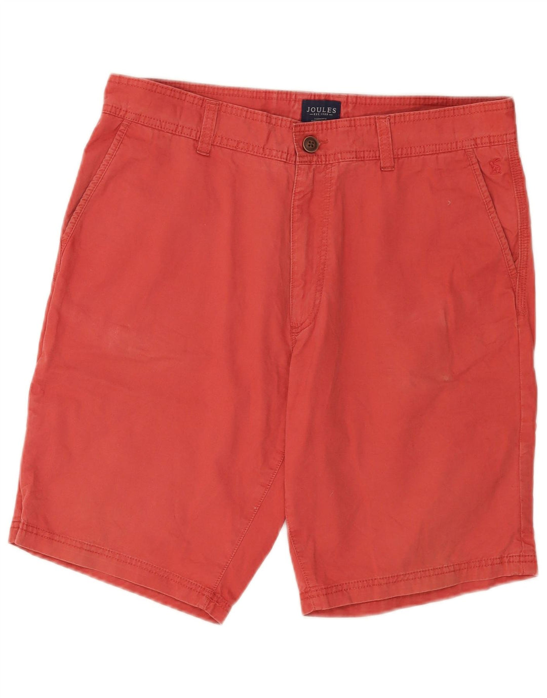 Joules Herren-Chinoshorts W34, große rote Baumwolle