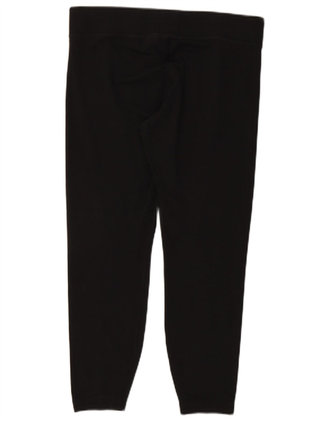 Nike Damen Crop Leggings UK 14 Große schwarze Baumwolle