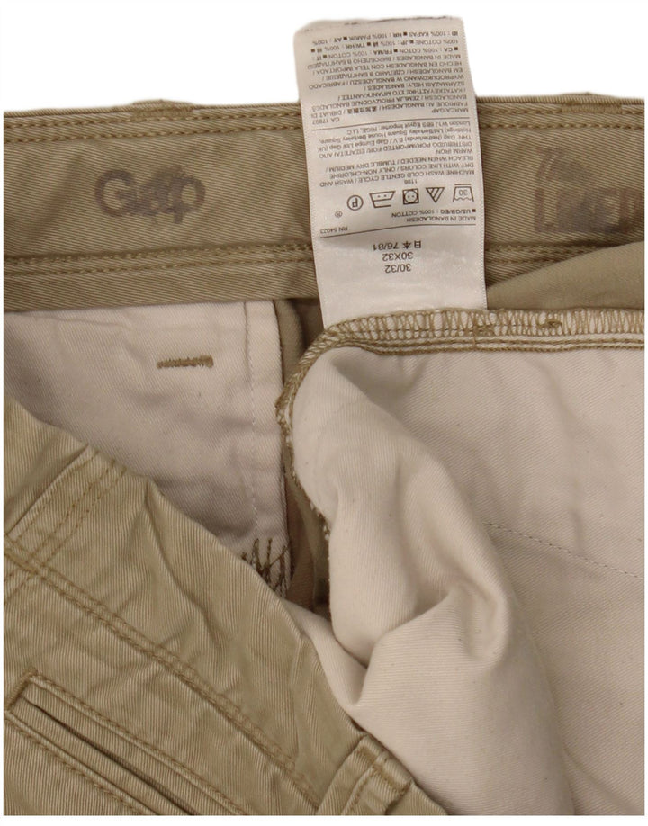 Gap Herren Chino-Shorts W30 Medium Khaki Baumwolle