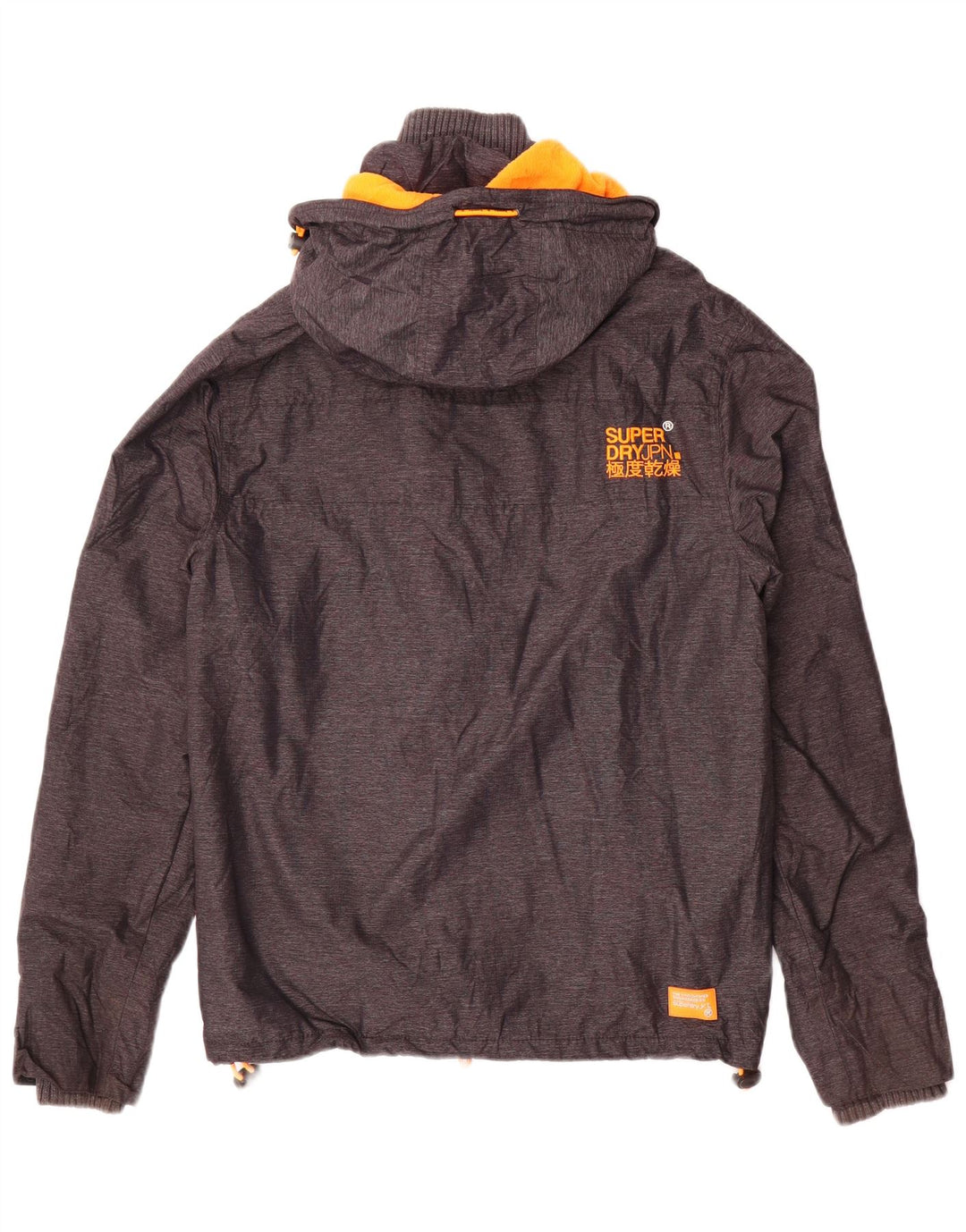 Superdry Herren Windcheater Kapuzen-Windbreakerjacke UK 36 Small Grau