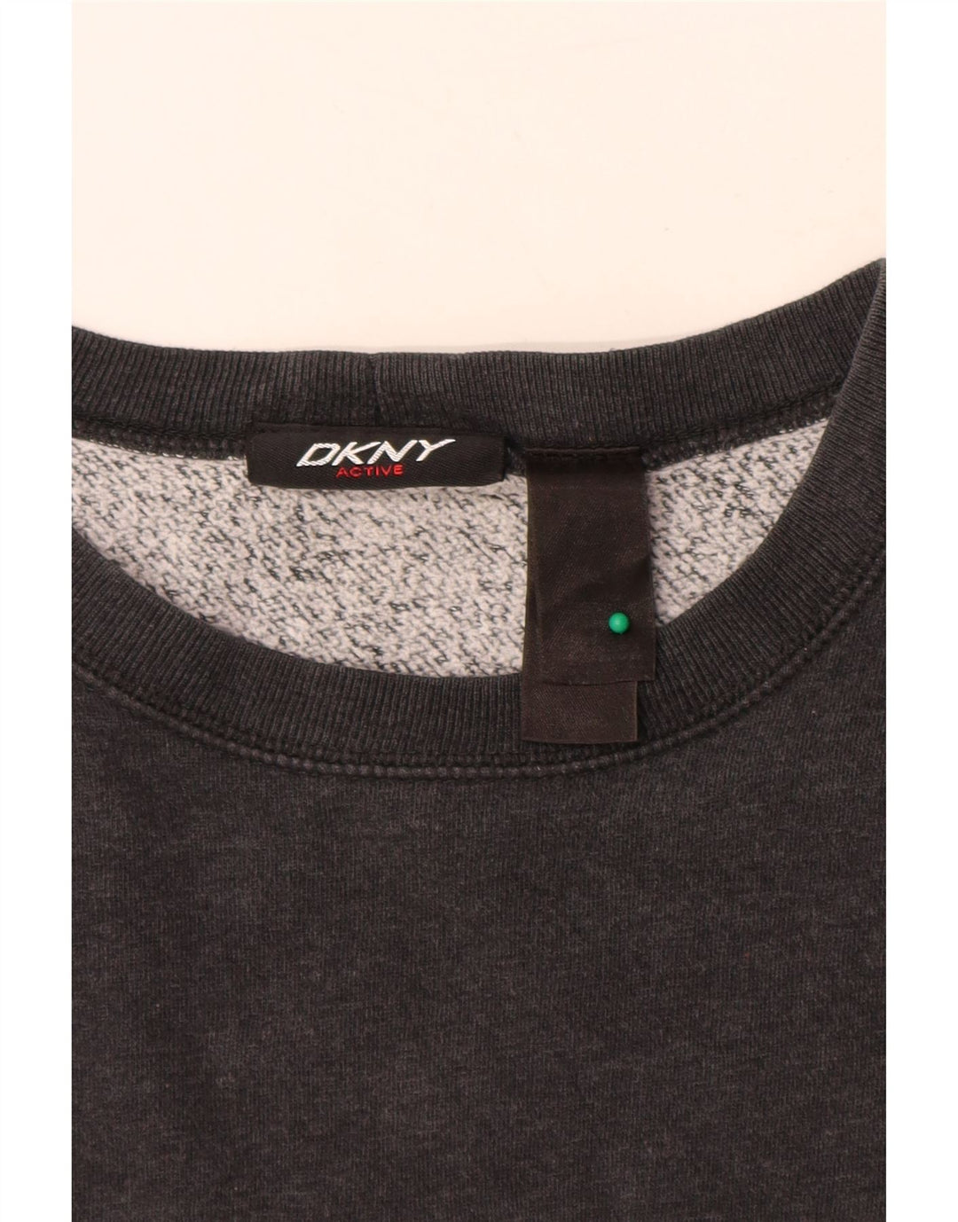 DKNY Womens Graphic Sweatshirt Pullover UK 18 XL Schwarz Baumwolle