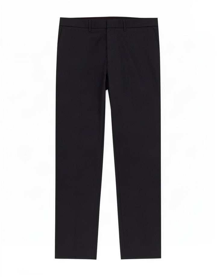 Marks & Spencer Herren Slim Fit Freizeithose W34 L29 Marineblau Polyester