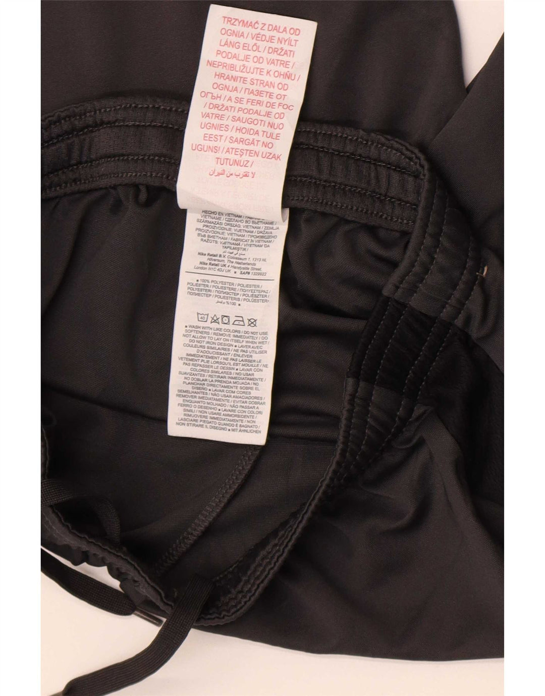 Nike Sportshorts für Jungen, 10–11 Jahre, Mittelschwarzes Colourblock-Polyester