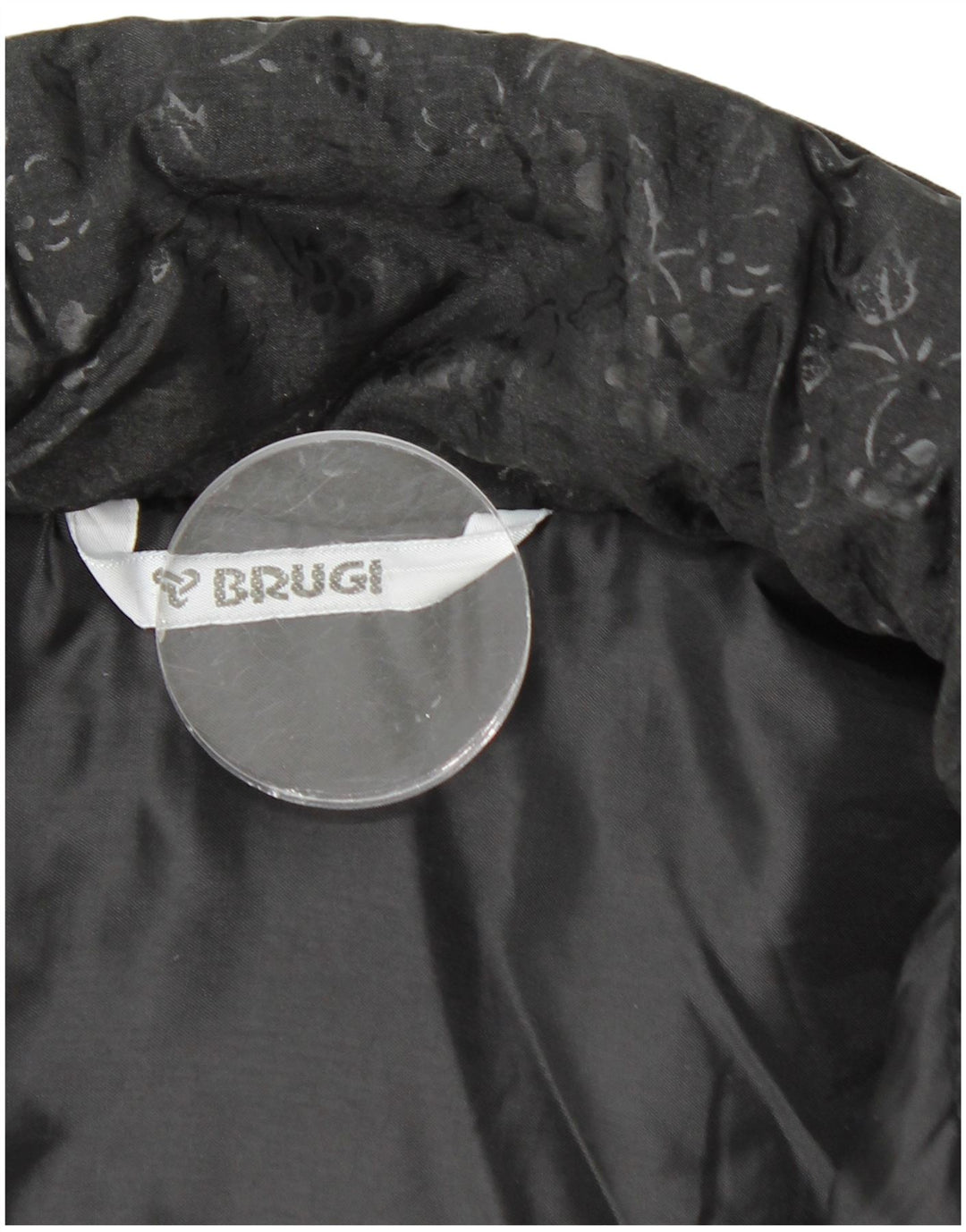 BRUGI Damen Übergroße Windjacke UK 22 3XL Schwarz geblümt