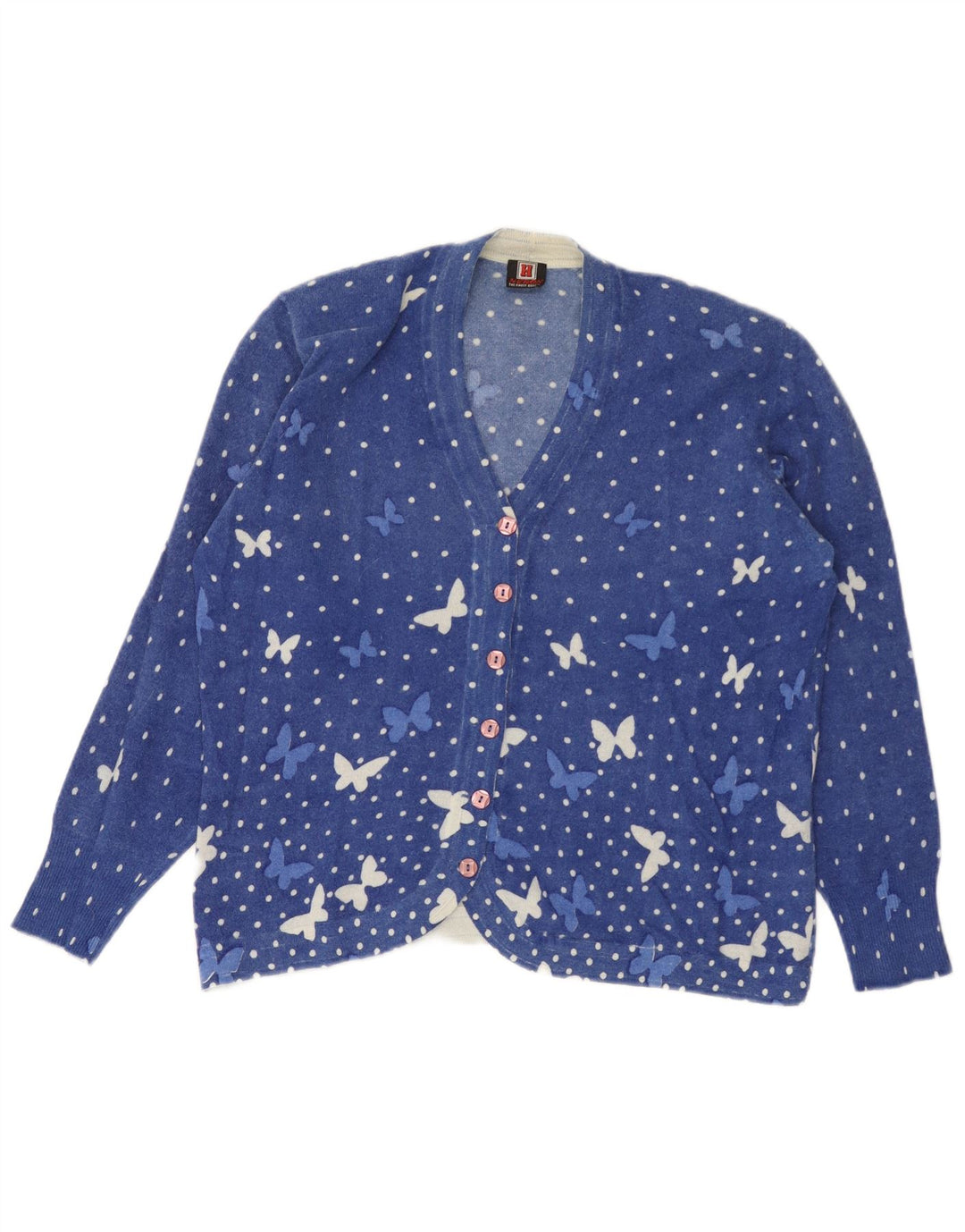 Heron Damen 2-teiliges Rockset UK 14 Medium W34 Blau gefleckter Schmetterling