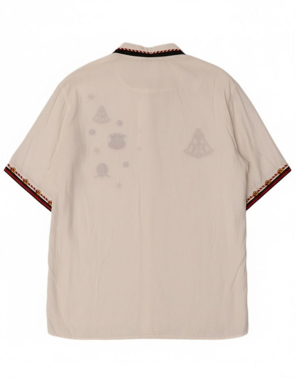 Marina Yachting Damen-Hemdbluse mit Grafik, UK 44, Größe L, weiß, nautisch