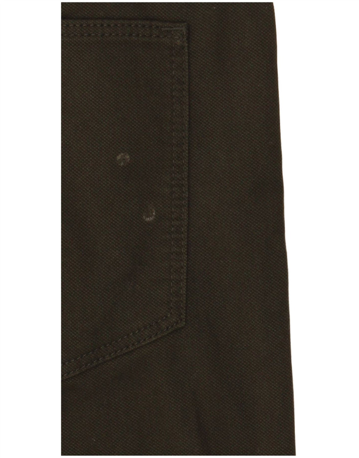 Marks & Spencer Herren Straight Jeans W36 L29 Khaki Baumwolle