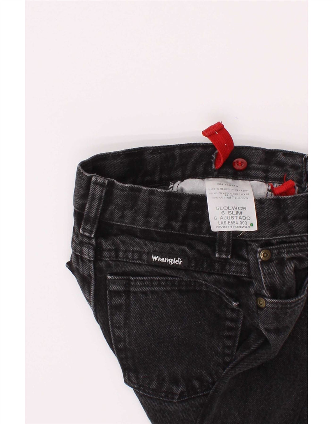 Wrangler Slim-Jeans für Jungen, 7–8 Jahre, W22, L20, graue Baumwolle