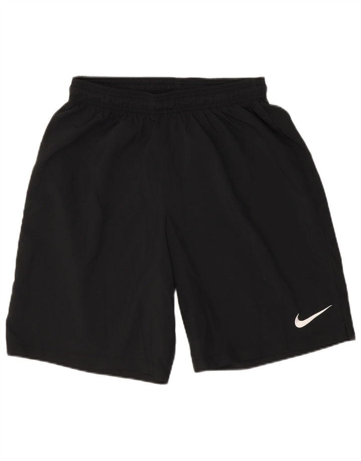 NIKE Damen Dri Fit Sport Shorts UK 14 Large Schwarz Polyester
