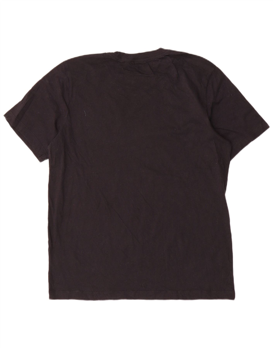 Nike Herren T-Shirt Top Large Schwarz Baumwolle