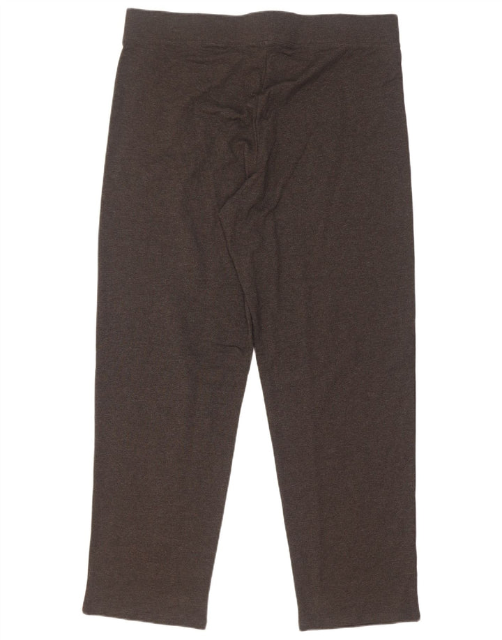 Marks & Spencer Damen Leggings UK 18 XL Graue Baumwolle