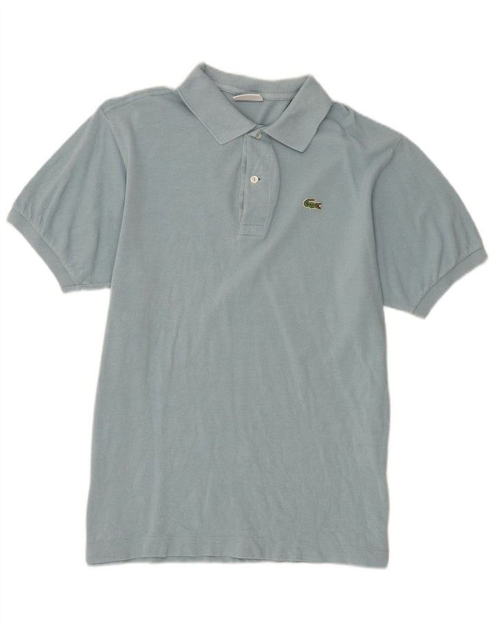 Lacoste Herren-Poloshirt, Größe 5, groß, blaue Baumwolle
