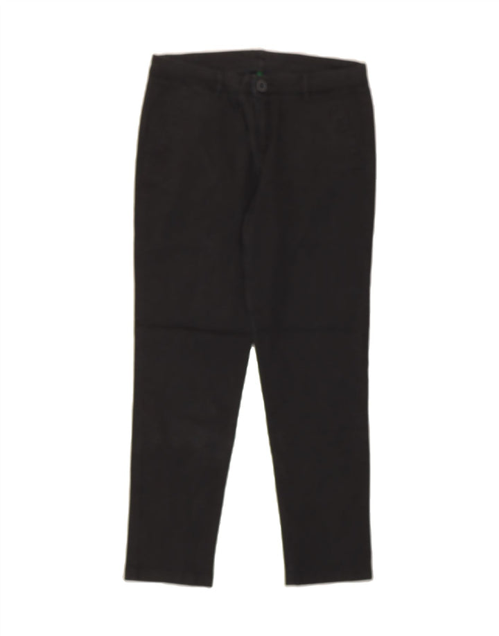 BENETTON Womens Slim Jeans W30 L28 Black Cotton Vintage Benetton and Second-Hand Benetton from Messina Hembry 