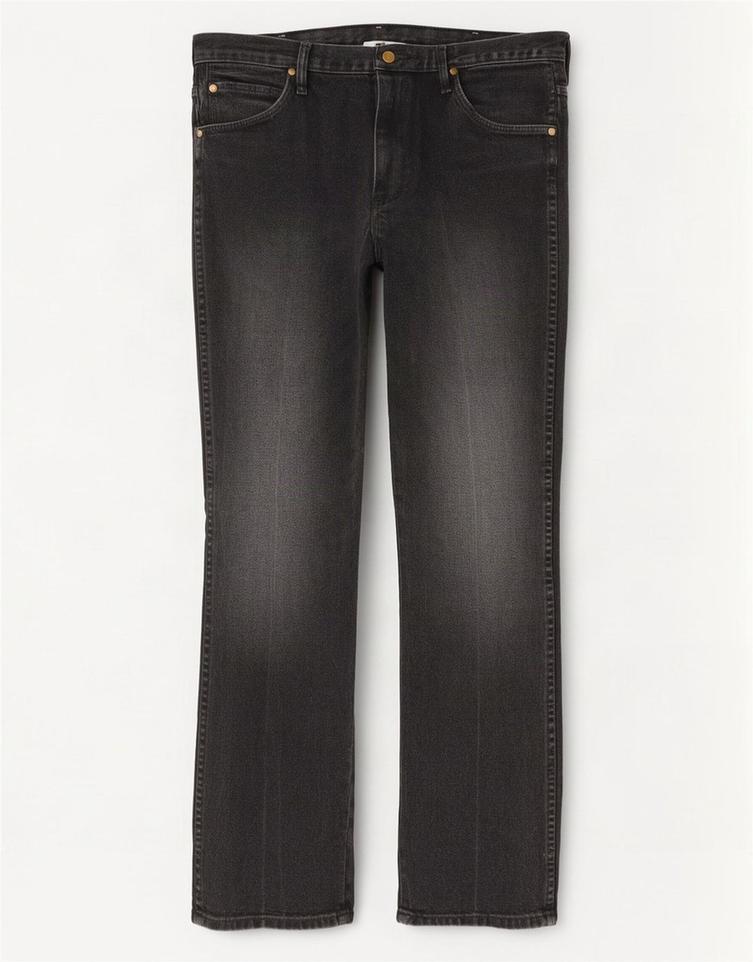 Wrangler Herren Straight Jeans W33 L32 Graue Baumwolle