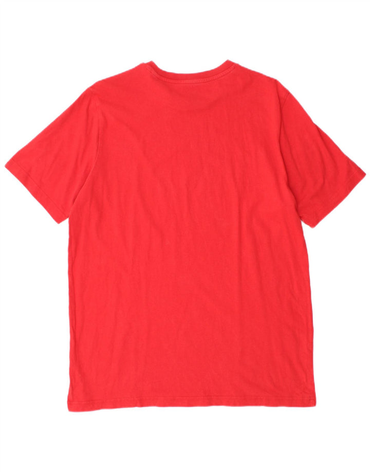 Adidas Herren Grafik T-Shirt Top Mittelrot